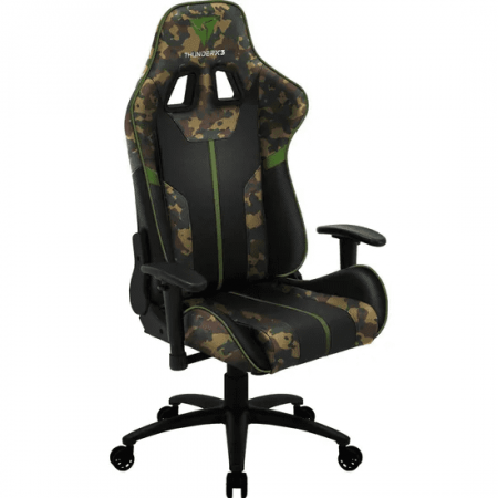 CADEIRA GAMER THUNDERX3 BC3 MILITARY CAMU/VERDE