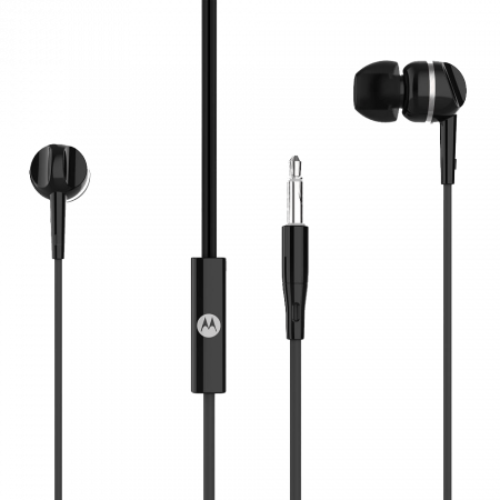 FONE + MIC INTRA MOTOROLA EARBUDS 105 PRETO