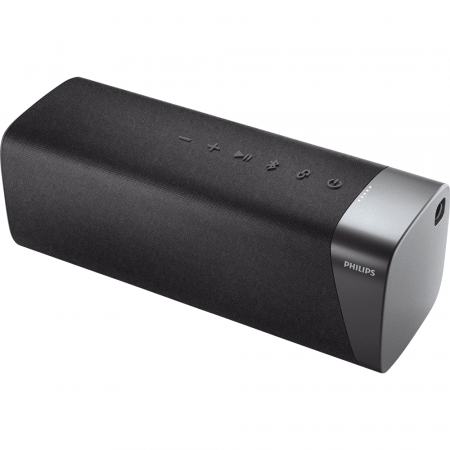 CAIXA DE SOM BLUETOOTH 30W PHILIPS TAS7505 CINZA