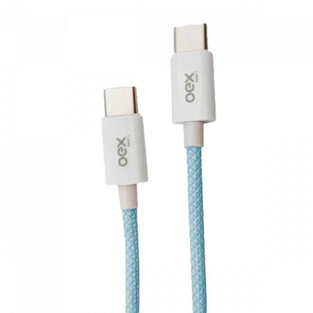 CABO USB-C / USB-C 1MT OEX CE206 AZUL