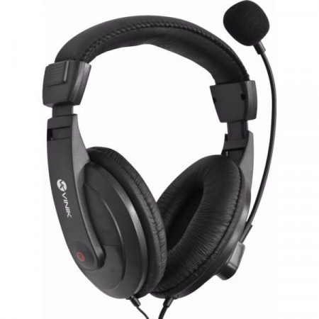 FONE + MIC VINIK GO PLAY FM35 PRETO