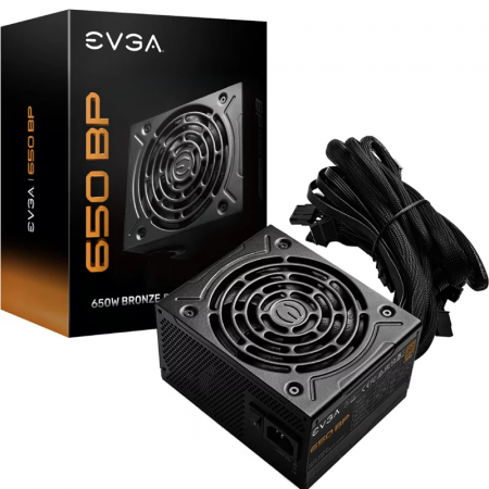 FONTE PC 650W EVGA 80 PLUS BRONZE 650BP