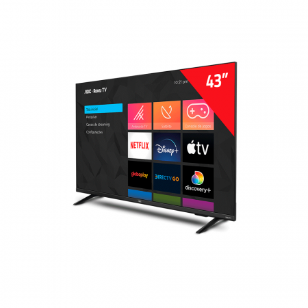 TV AOC 43" SMART FULLHD LED ROKU 43S5135/78G