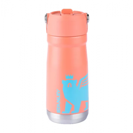 GARRAFA TERMICA STANLEY FLIP STRAW 502ML LARANJA