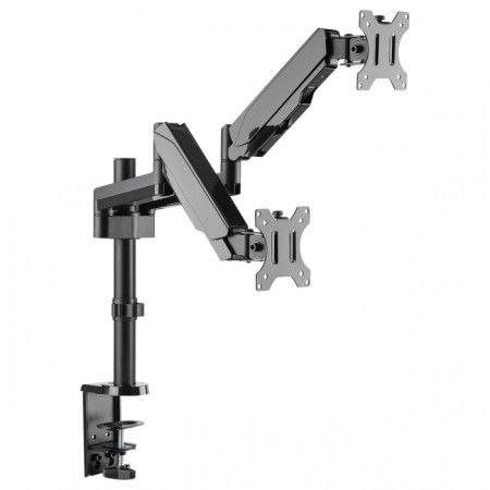SUPORTE MONITOR 2 TELAS ARTICULADO GAS  17-32" PCYES PLMSM02B