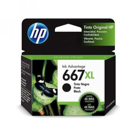CARTUCHO HP 667XL 8.5ML PRETO