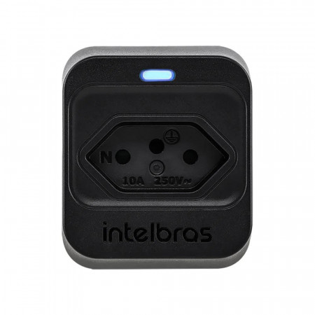 ADAPTADOR DE TOMADA PROTEÇÃO ELETRICA INTELBRAS EPS 301 PRETO