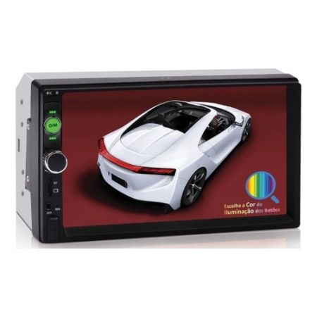 SOM CENTRAL MULTIMIDIA ETECH MP5 LIGHT 7" BT TV APPLE/ANDROID 