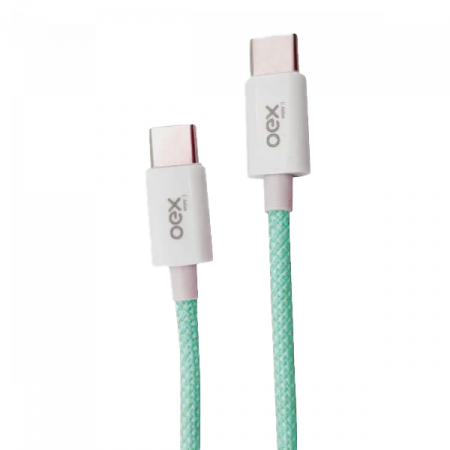 CABO USB-C / USB-C 1MT OEX CE206 VERDE