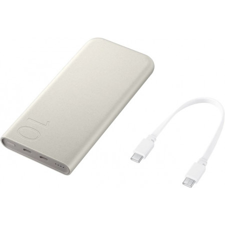 CARREGADOR PORTATIL 10000MAH 25W SAMSUNG EB-P3400 BEGE