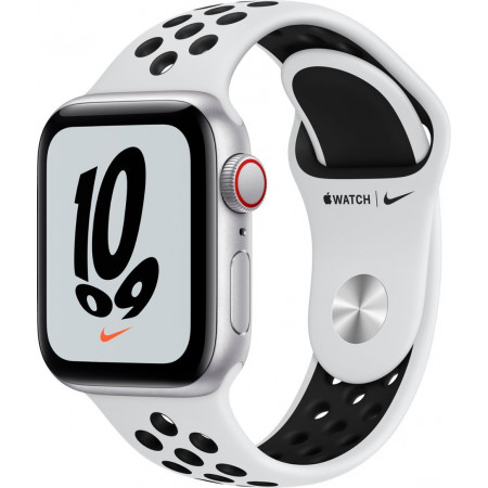 RELOGIO APPLE WATCH NIKE SE GPS + CEL 40MM MKQT3LL/A SILVER