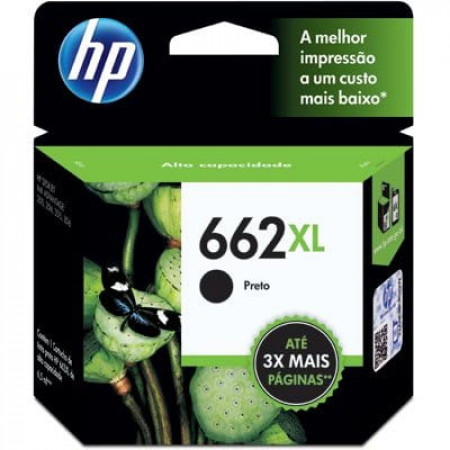 CARTUCHO HP 662XL 6,5ML PRETO