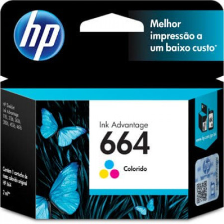 CARTUCHO HP 664 2,0ML COLORIDO