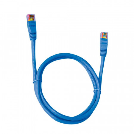 CABO DE REDE CAT5E 10MT PLUSCABLE PC-ETHU100BL AZUL 