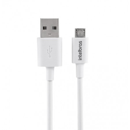 CABO USB / MICRO USB 1.2M 3A INTELBRAS EUAB 12PB BRANCO
