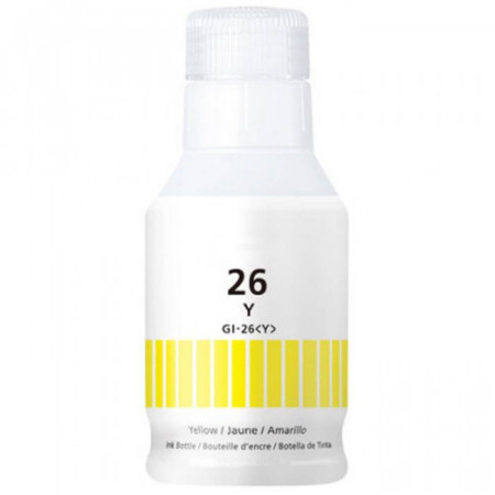CARTUCHO CANON REFIL GI-26Y P/ BULK 132ML AMARELO
