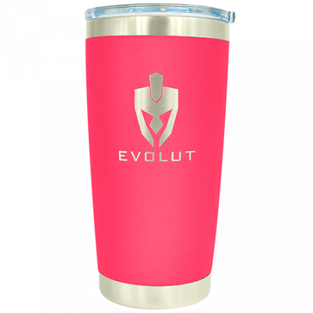 COPO TERMICO EVOLUT COM TAMPA 600ML ROSA
