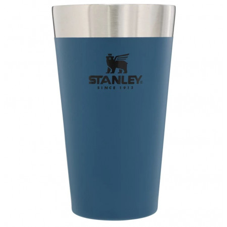 COPO TERMICO STANLEY SEM TAMPA 473ML AZUL