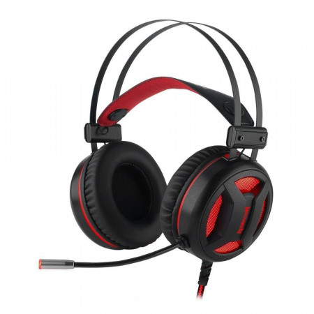 FONE + MIC GAMER REDRAGON MINOS H210 USB 7.1 PRETO/VERMELHO