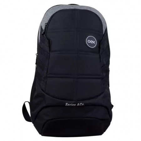 MOCHILA CASUAL OEX BACKPACK BK106 PRETA/CINZA 