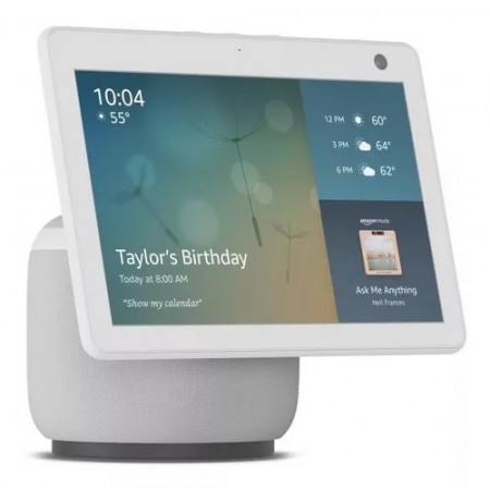 CAIXA SMART AMAZON ECHO SHOW 10 3GEN ALEXA BRANCO