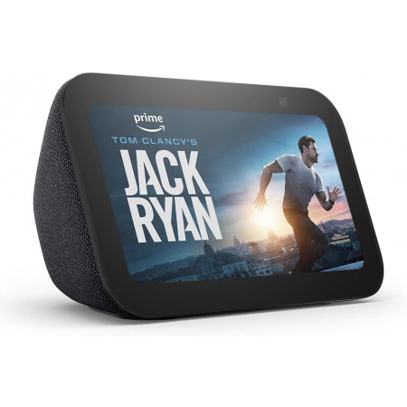 CAIXA SMART AMAZON ECHO SHOW 5 3GEN ALEXA CHARCOAL PRETO