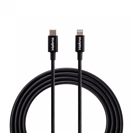 CABO USB-C / LIGHTNING 1.2M INTELBRAS EUCL 12PP PRETO