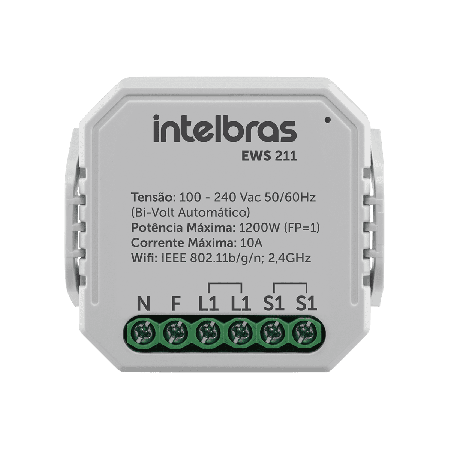 AUTOMAÇÃO MINI CONTROLADOR WIFI INTELBRAS EWS 211