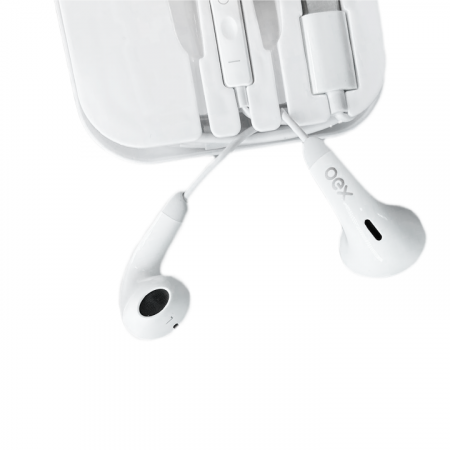 FONE + MIC INTRA USB-C OEX FN209 BRANCO