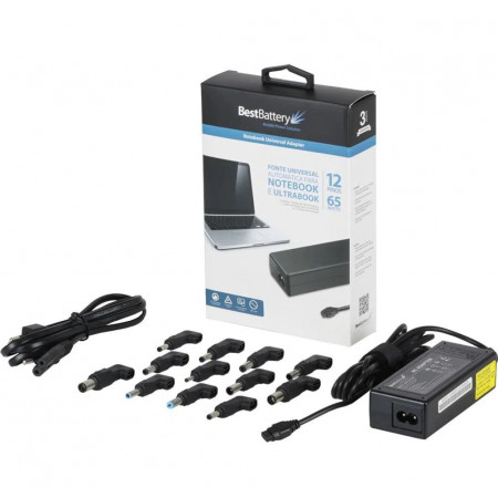 FONTE NOTE UNIVERSAL BESTBATTERY 65W BB20-UN1265