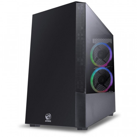 GABINETE GAMER PCYES INVERTIDO GRAVITY PRETO