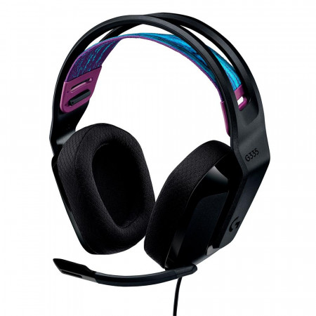 FONE + MIC GAMER G335 LOGITECH PRETO