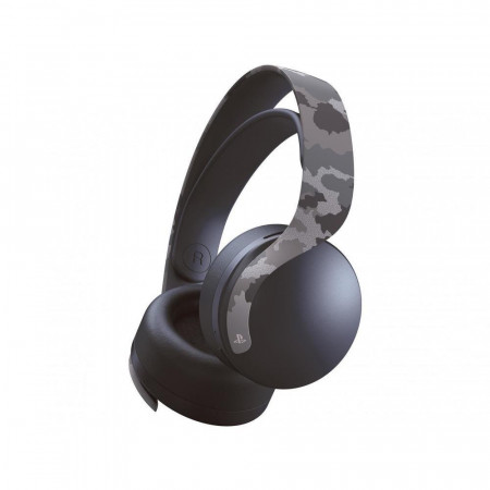 FONE + MIC GAMER WIRELESS SONY PULSE 3D PS5/PS4 CINZA CAMUFLADO