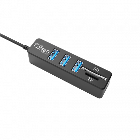 HUB USB / USB 2.0 / MICRO SD / SD LETRON 74403