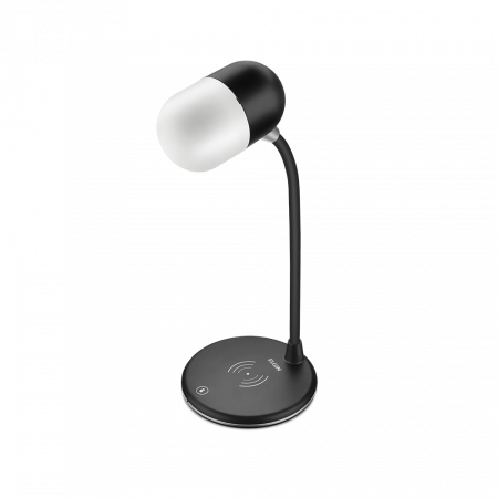LUMINARIA LED ELGIN C/ CARREGADOR WIRELESS LUMI PLAY PRETO