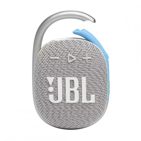 CAIXA DE SOM BLUETOOTH JBL CLIP 4 ECO BRANCA