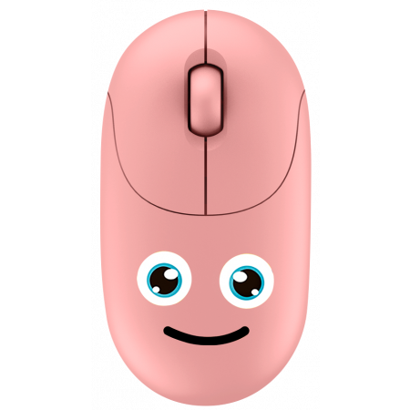 MOUSE WIRELESS BRIGHT EMOJI KIDS ROSA