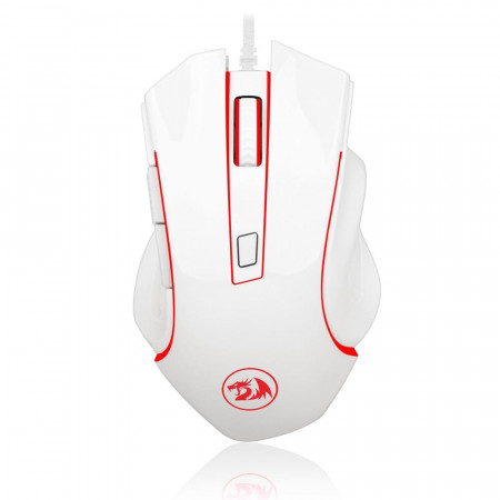 MOUSE USB GAMER REDRAGON NOTHOSAUR M606W 3200DPI BRANCO