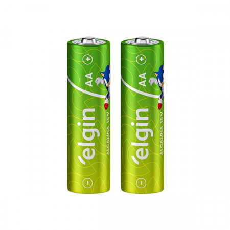 PILHA AA 2UN ELGIN LR6 ALCALINA 