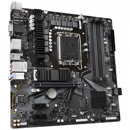 PLACA MÃE GIGABYTE INTEL 1700 12GEN B660M DS3H 4DDR4 VGA HDMI DP M2