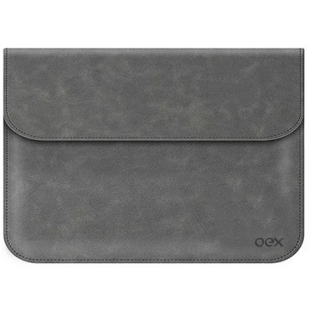 PASTA NOTEBOOK 14" OEX PREMIUM ELEGANCE SL103 CINZA