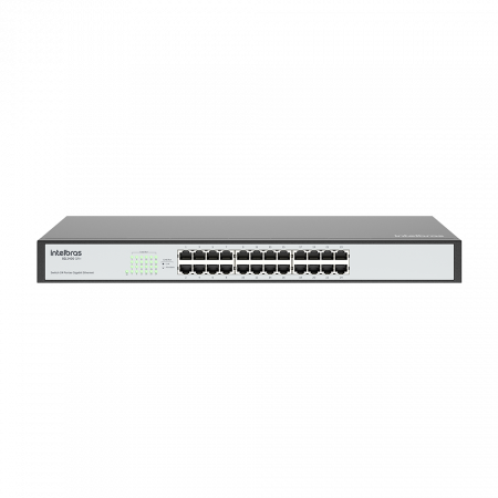 SWITCH 24 PORTAS 10/100/1000 INTELBRAS SKD SG 2400 QR+