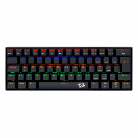 TECLADO GAMER USB MECANICO REDRAGON LAKSHMI SWITCH AZUL