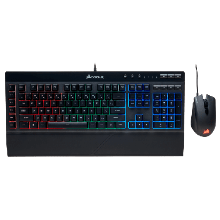 TECLADO E MOUSE GAMER CORSAIR K55 + HARPOON RGB