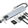 HUB USB-C HDMI / 2 USB 3.0 / 2 USB-C / MICRO SD / RJ-45 F3 JC-TYC-860
 - 2