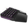 TECLADO GAMER WARRIOR DRUGI ONE HAND RGB TC238 - 3