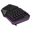 TECLADO GAMER WARRIOR DRUGI ONE HAND RGB TC238 - 4