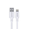 CABO USB LIGHTNING 50CM CERTIFICADO PCYES PUALB-05 BRANCO - 1