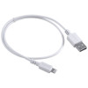 CABO USB LIGHTNING 50CM CERTIFICADO PCYES PUALB-05 BRANCO - 2