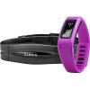 PULSEIRA GARMIN VIVOFIT + MONITOR CARDIACO ROXO - 1